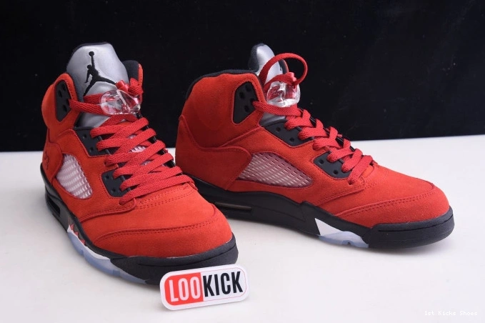 1st Kicks Shoes Retro Raging Red Bulls 5 Jordan (2021) DD0587-600 0816